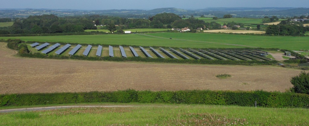PV Array at Coombe Farm, Crewkerne