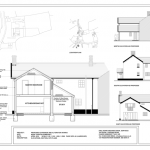 Building Regs plans as nominated in Best Domestic Extension in LABC Excellence Awards Somerset West