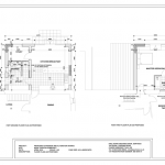 Building Regs floor plans as nominated in Best Domestic Extension in LABC Excellence Awards Somerset West