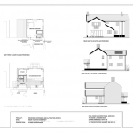 Plans as proposed for nominated best domestic extension in LABC Excellence Awards Somerset West